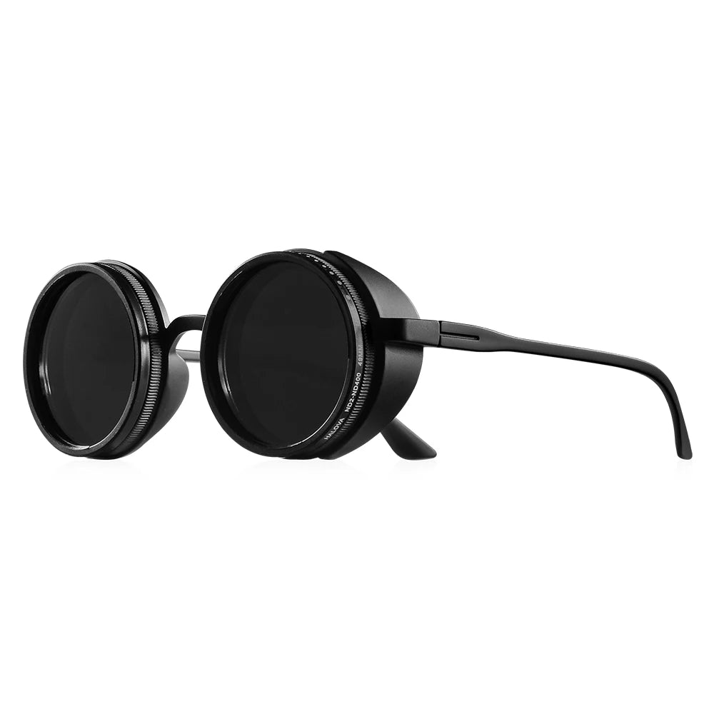 CRIXALIS Handmade ND Adjustable Sunglasses 1~9 Manual Dimming Glasses Fishing Filter UV400 Retro Steampunk Polarized SunGlasses